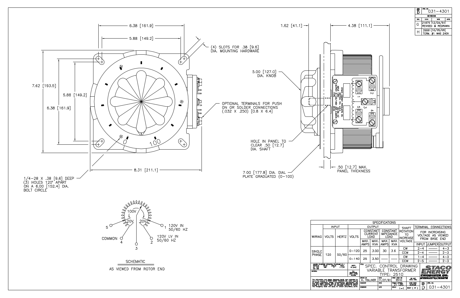 Staco Energy 2510 Dimensional Sheet - ManualMachine.com