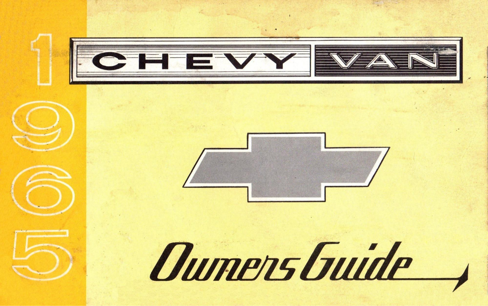 Chevrolet Chevy Van 1965 Operating Instructions