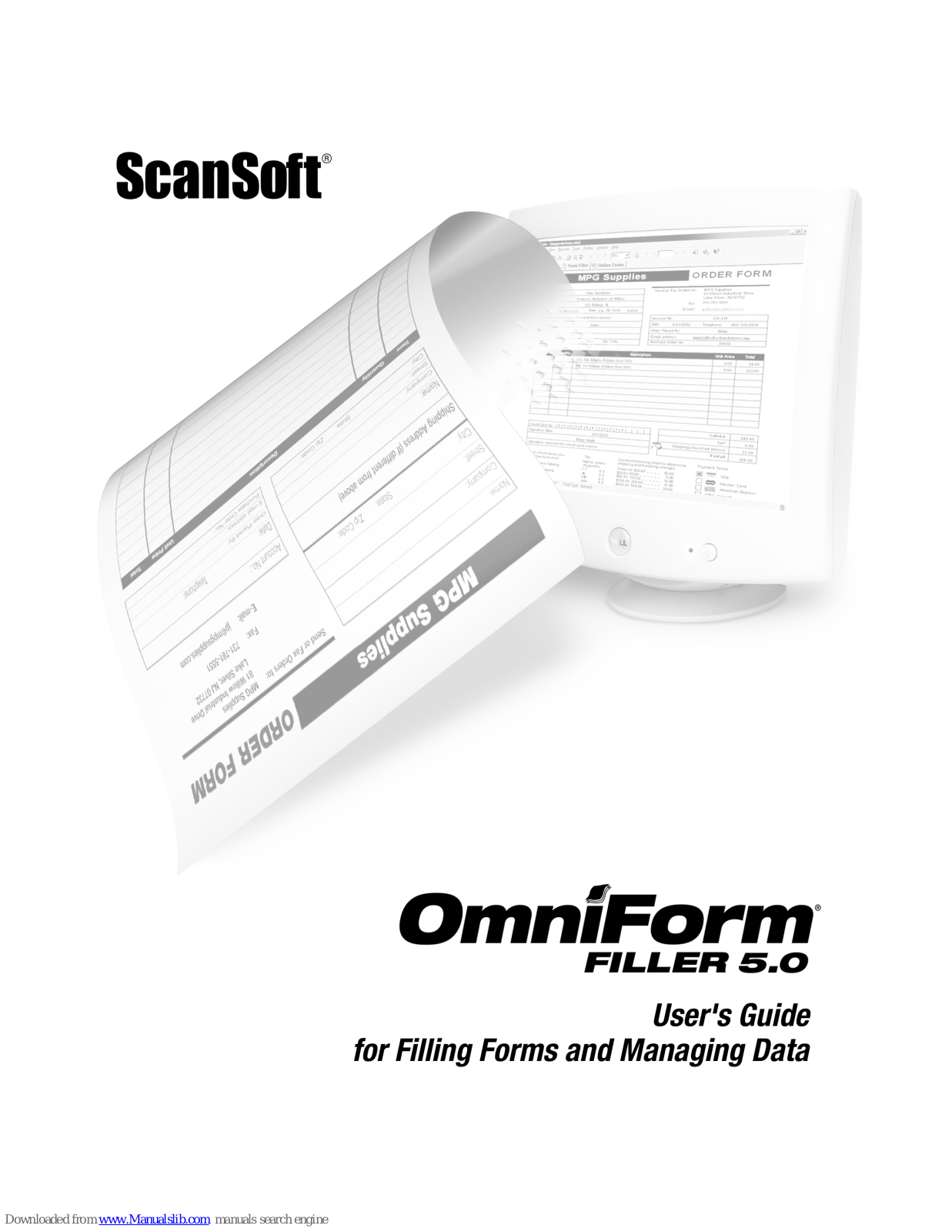 NUANCE OMNIFORM FILLER 5, ScanSoft OMNIFORM FILLER 5.0 User Manual