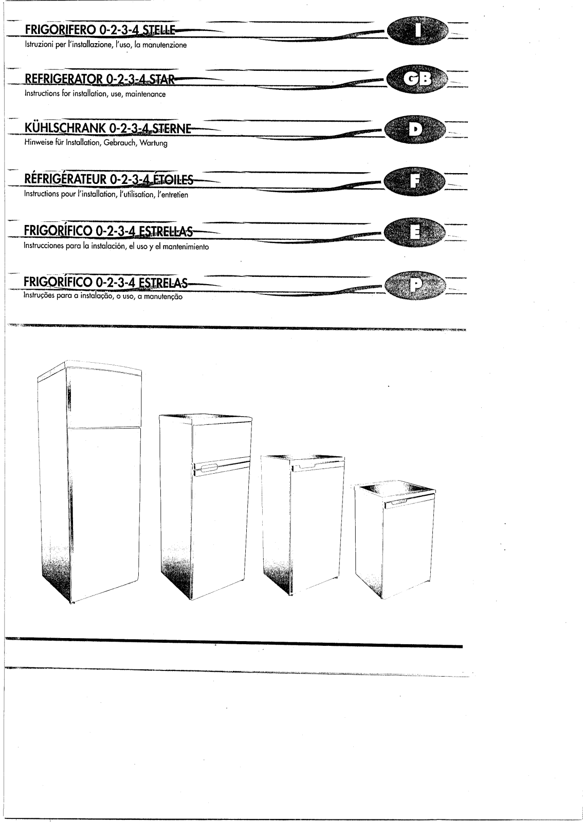 Smeg FRP240SE1 User Manual