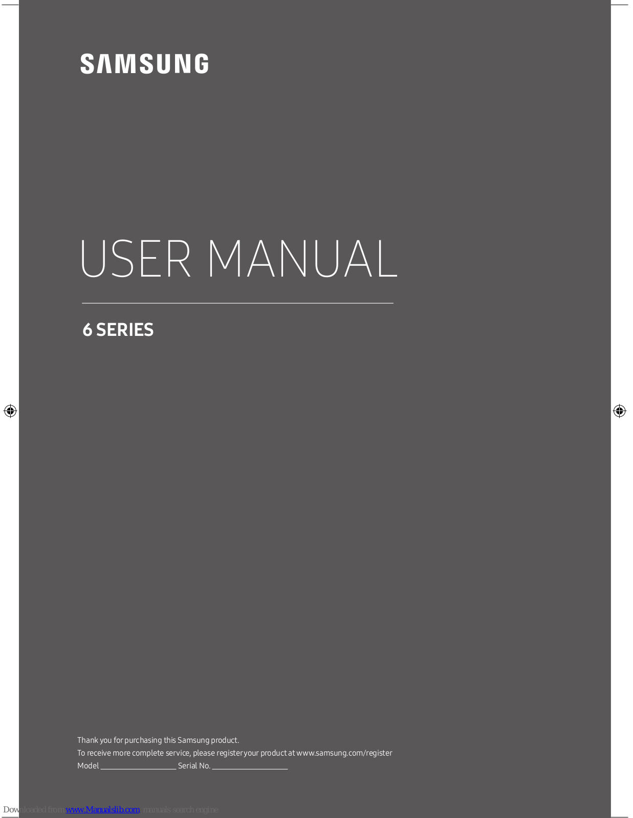 Samsung UE43MU6120, UE40MU6120 User Manual