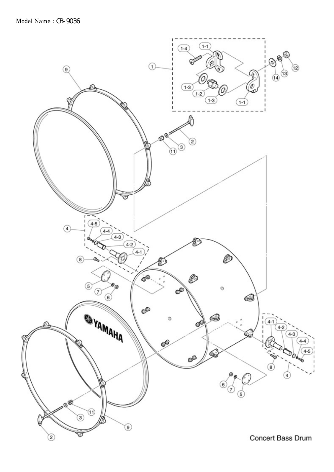Yamaha CB-9036 Parts Diagram - ManualMachine.com