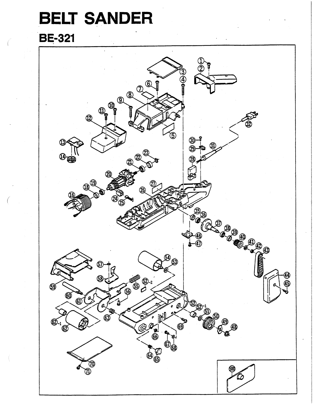 Ryobi BE321 User Manual