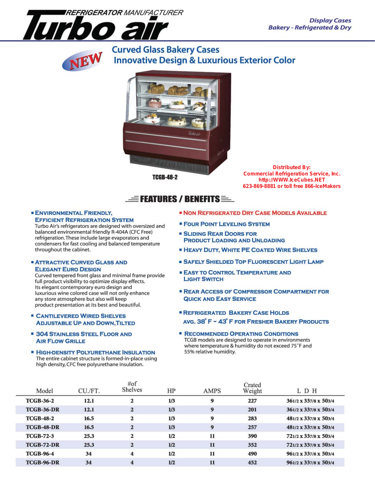 Turbo Air TB-4 User Manual