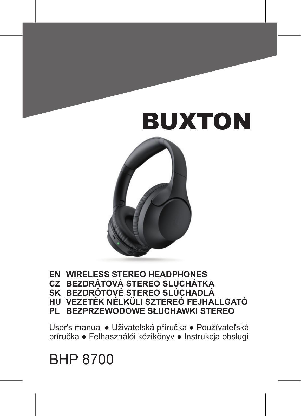 BUXTON BHP-8700 User guide - ManualMachine.com