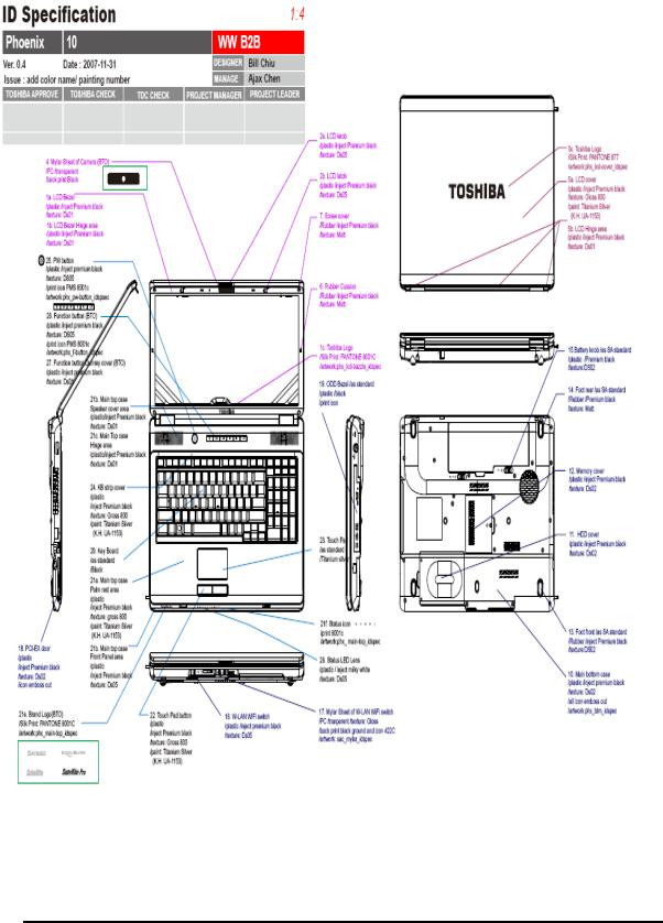 Toshiba equium l350, satego l350, satellite l350, satellite pro l350 Service Manual