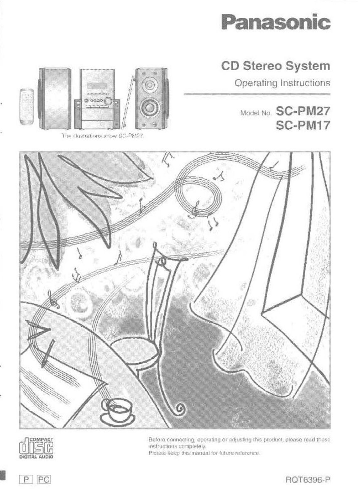 Panasonic SC-PM17, SC-PM27 Operating Instruction