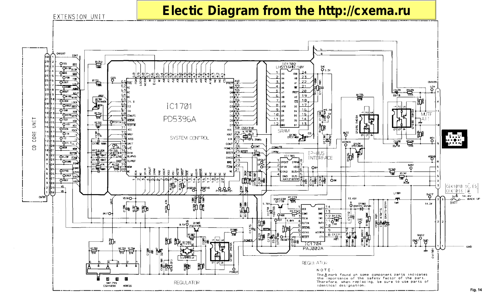 Pioneer CDXP-1220-S Schematic