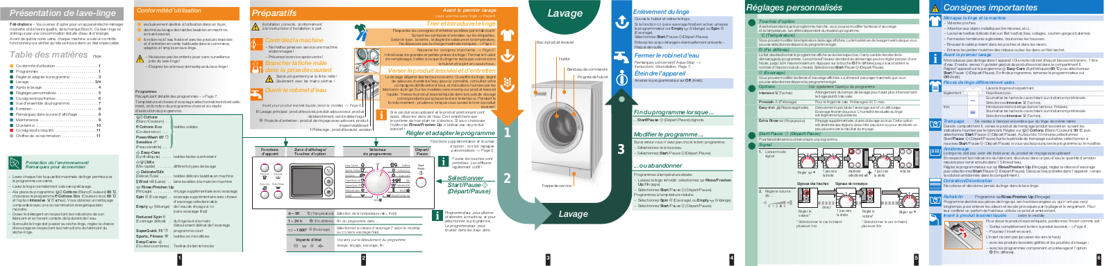 Bosch LOGIXX 8 User Manual