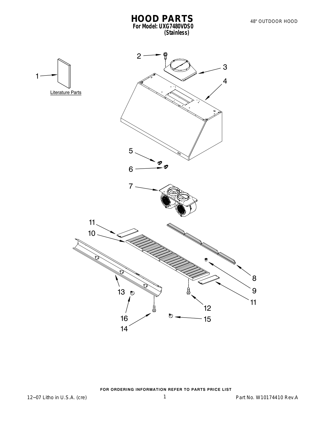 KitchenAid UXG7480VDS0 User Manual