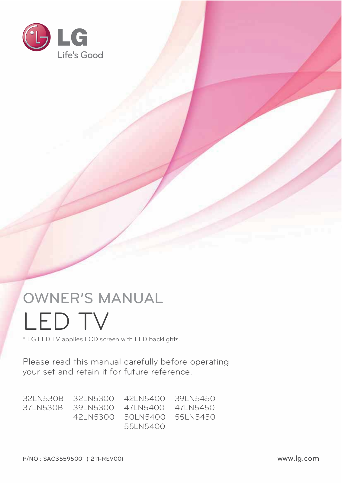 LG 32LN530BUA User Manual