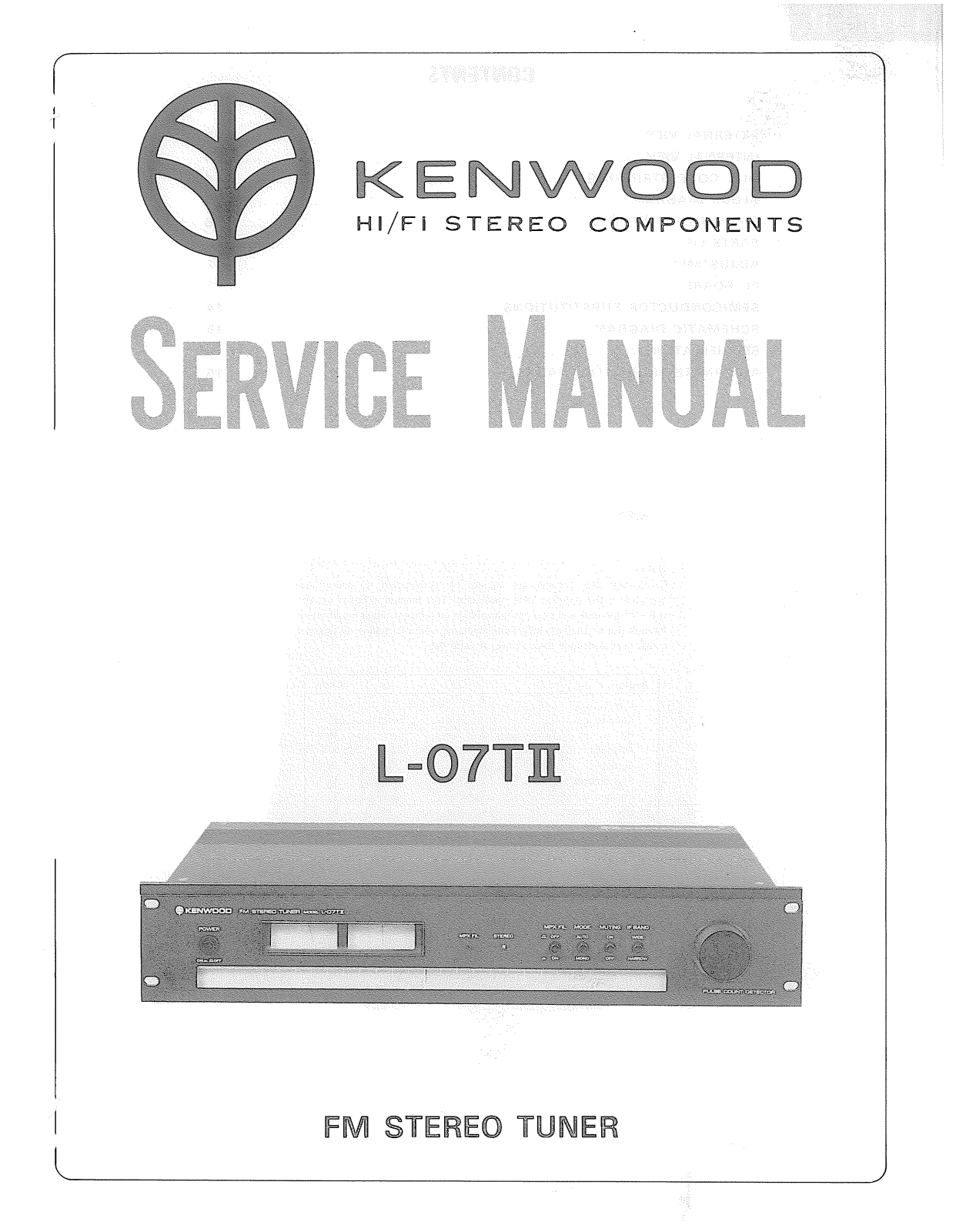 Kenwood L-07-T-Mk2 Service Manual