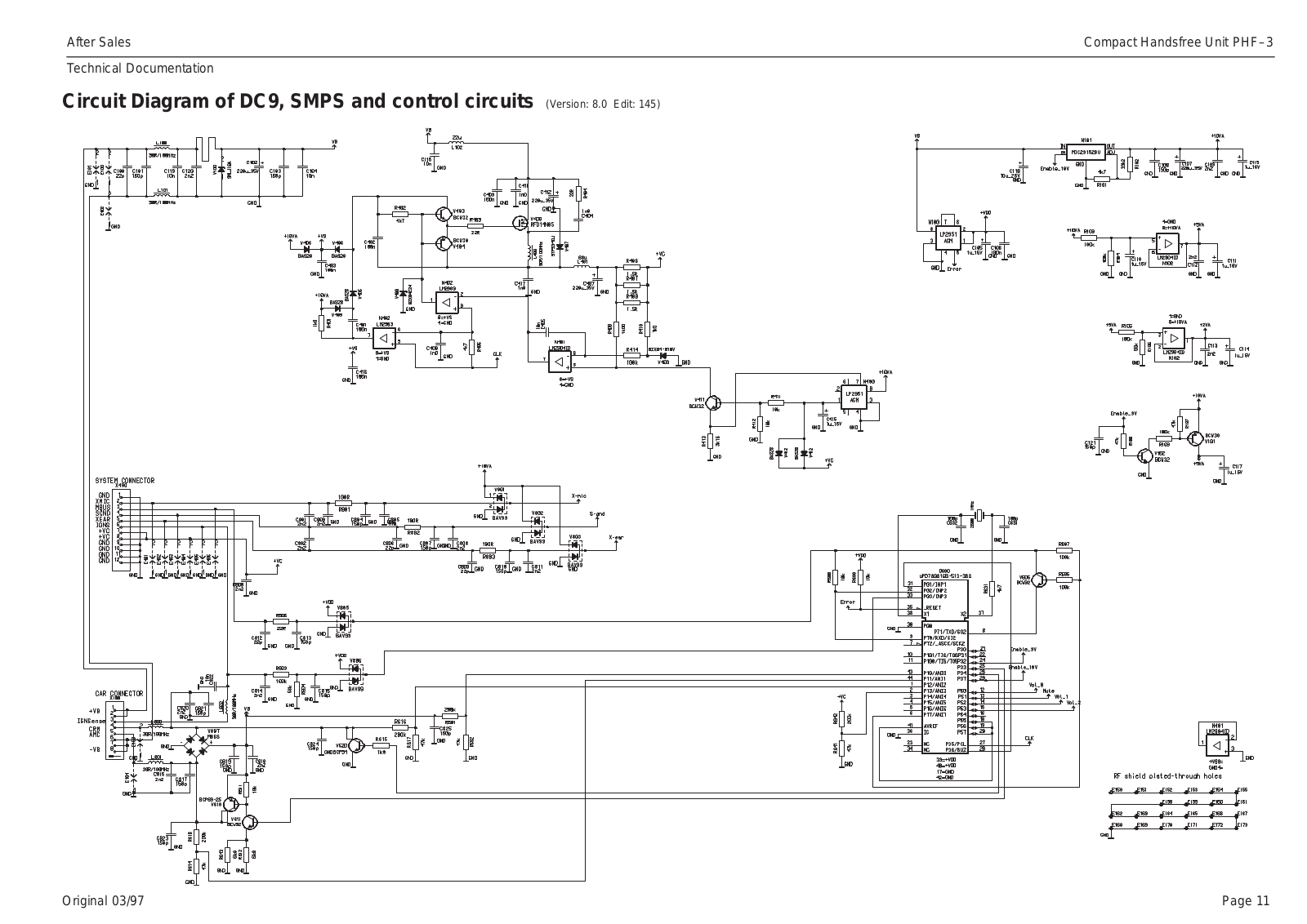 Nokia PHF–3, 8110 Schema