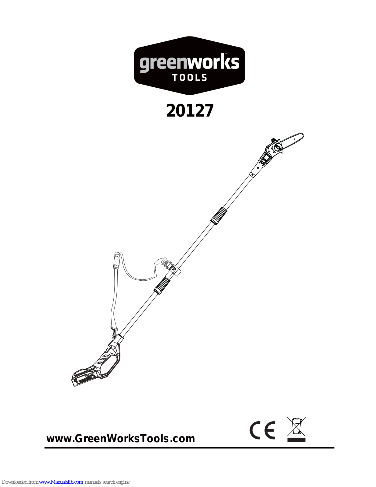 GreenWorks 20127, 20157 User Manual