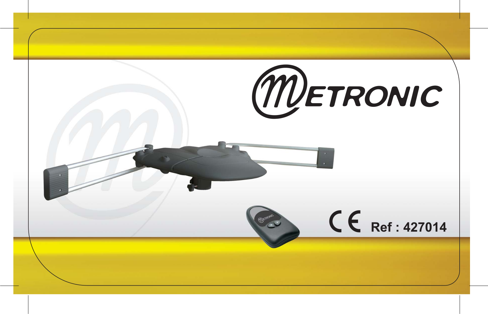 METRONIC EXTERIEURE UHF MOTORISEE User Manual