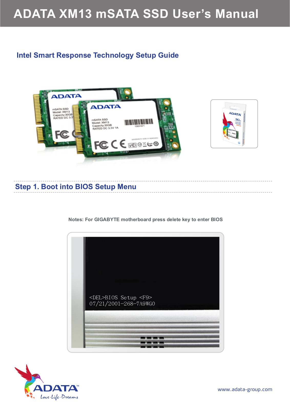 ADATA XM13 User Manual