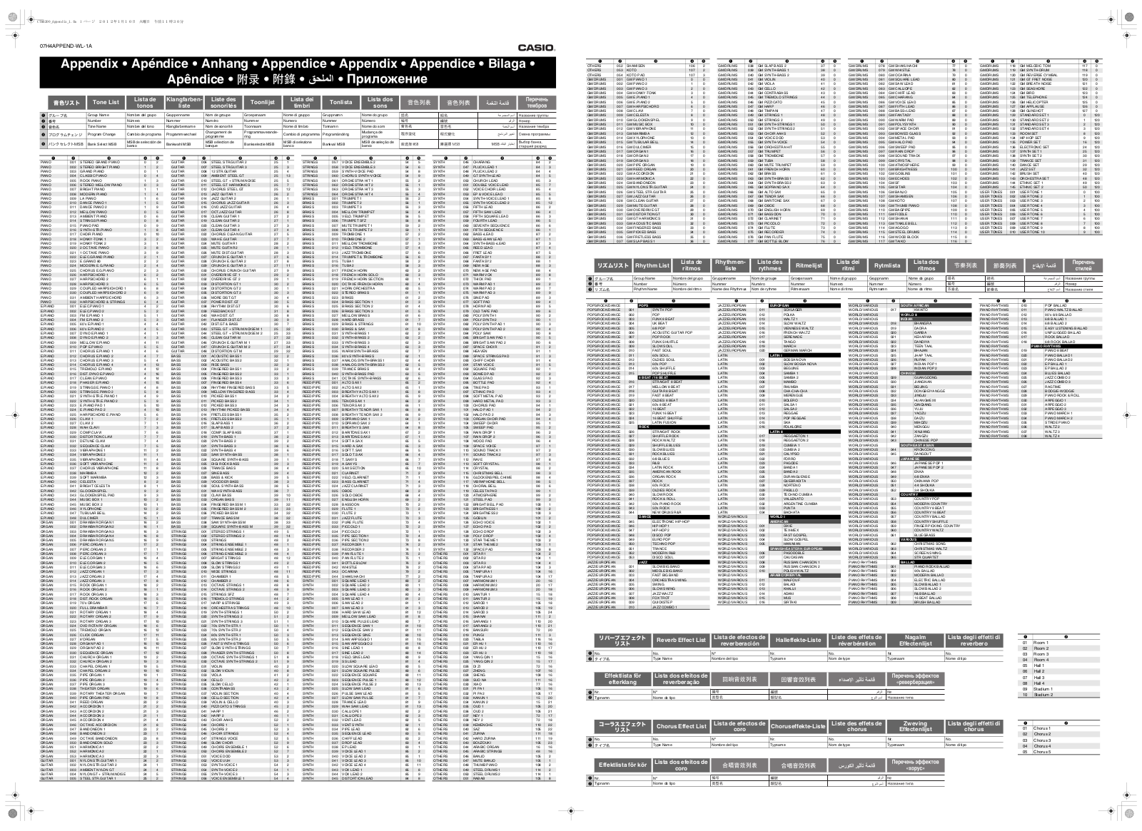 Casio CTK-6250 User Manual