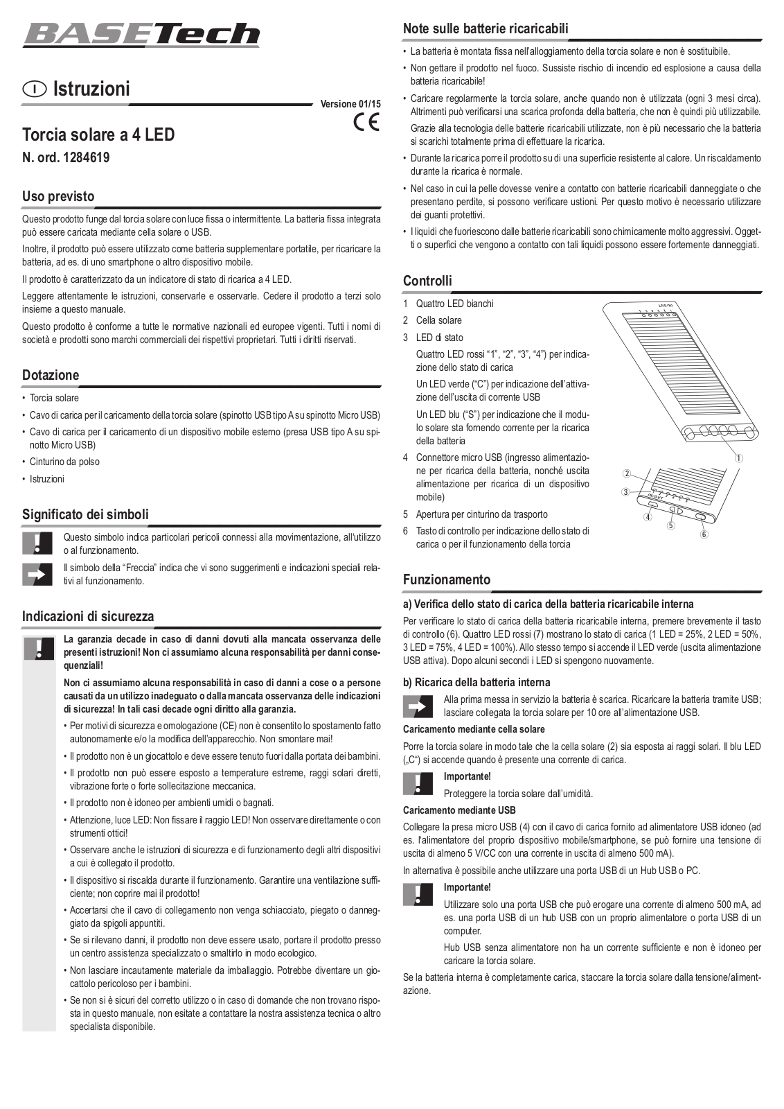 Basetech 1284619 User guide