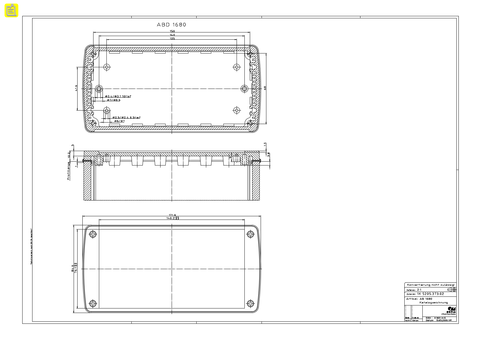 BOPLA ABD 1680 Datasheet - ManualMachine.com