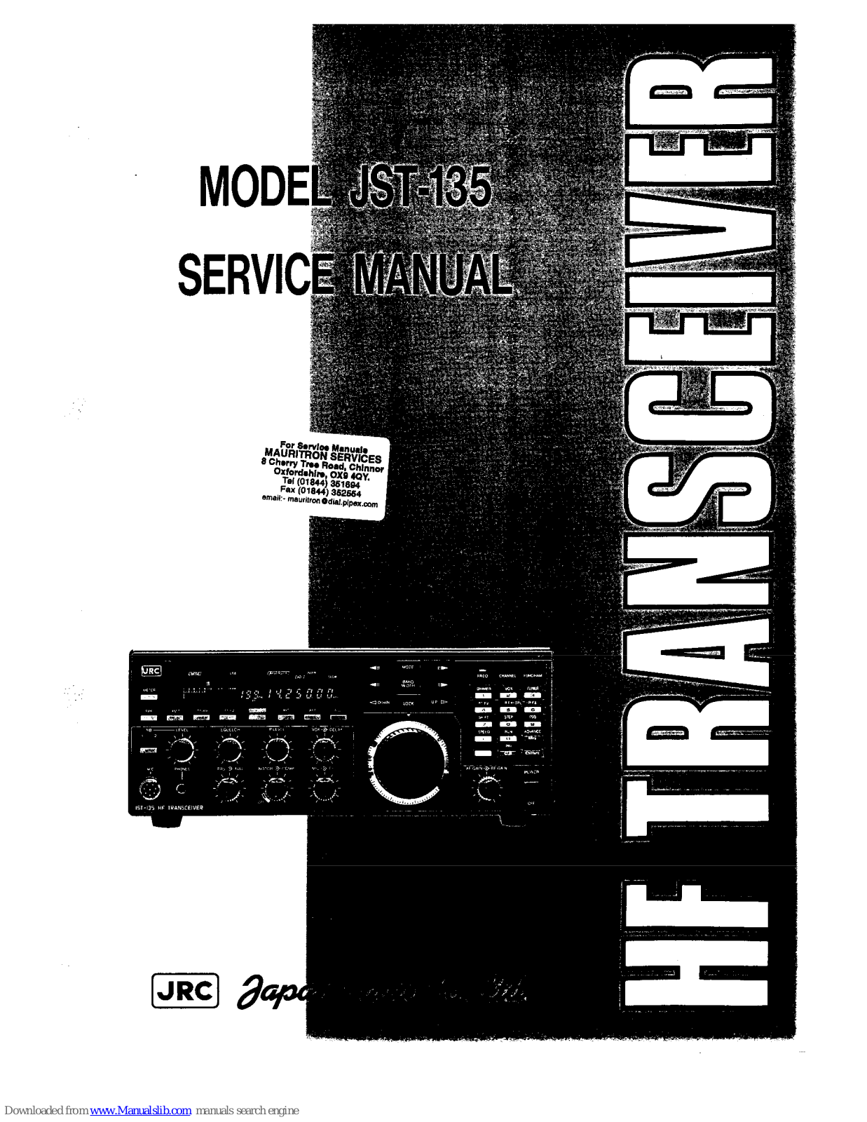 Mauritron JST-135 Service Manual