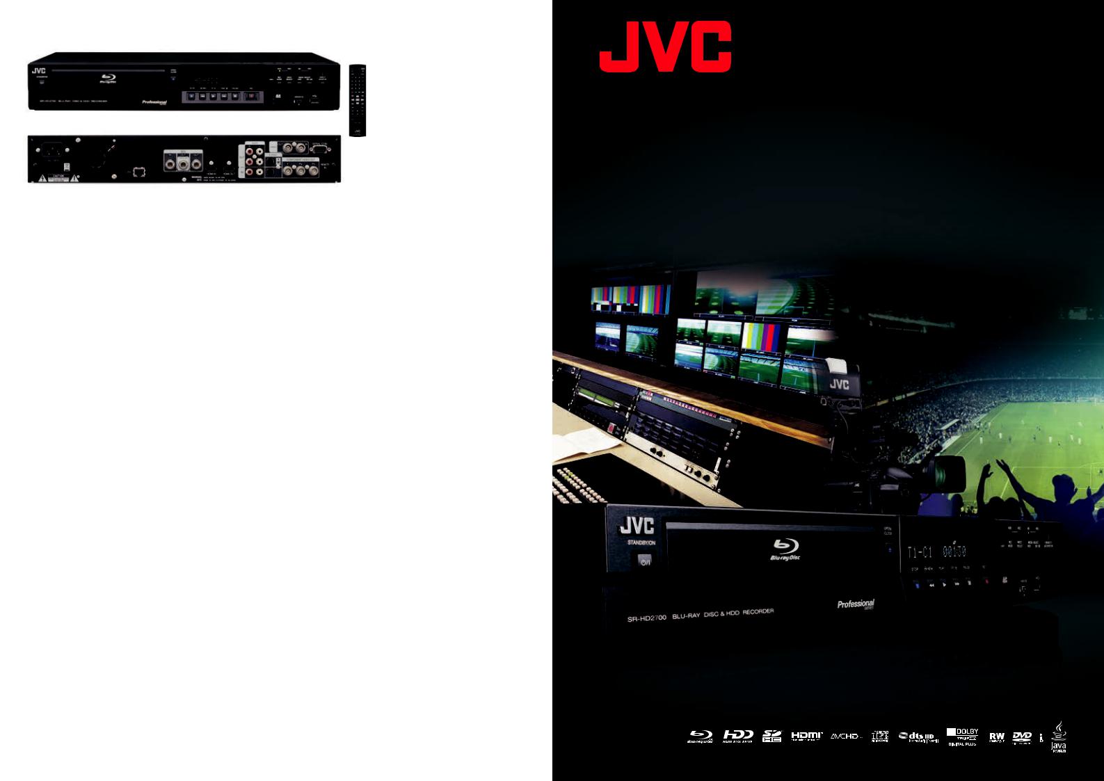 JVC SR-HD2700US User Manual
