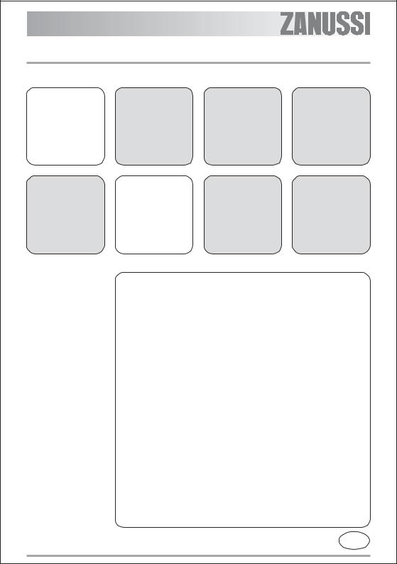 Zanussi ZGS785TX, ZGS785CTX User Manual