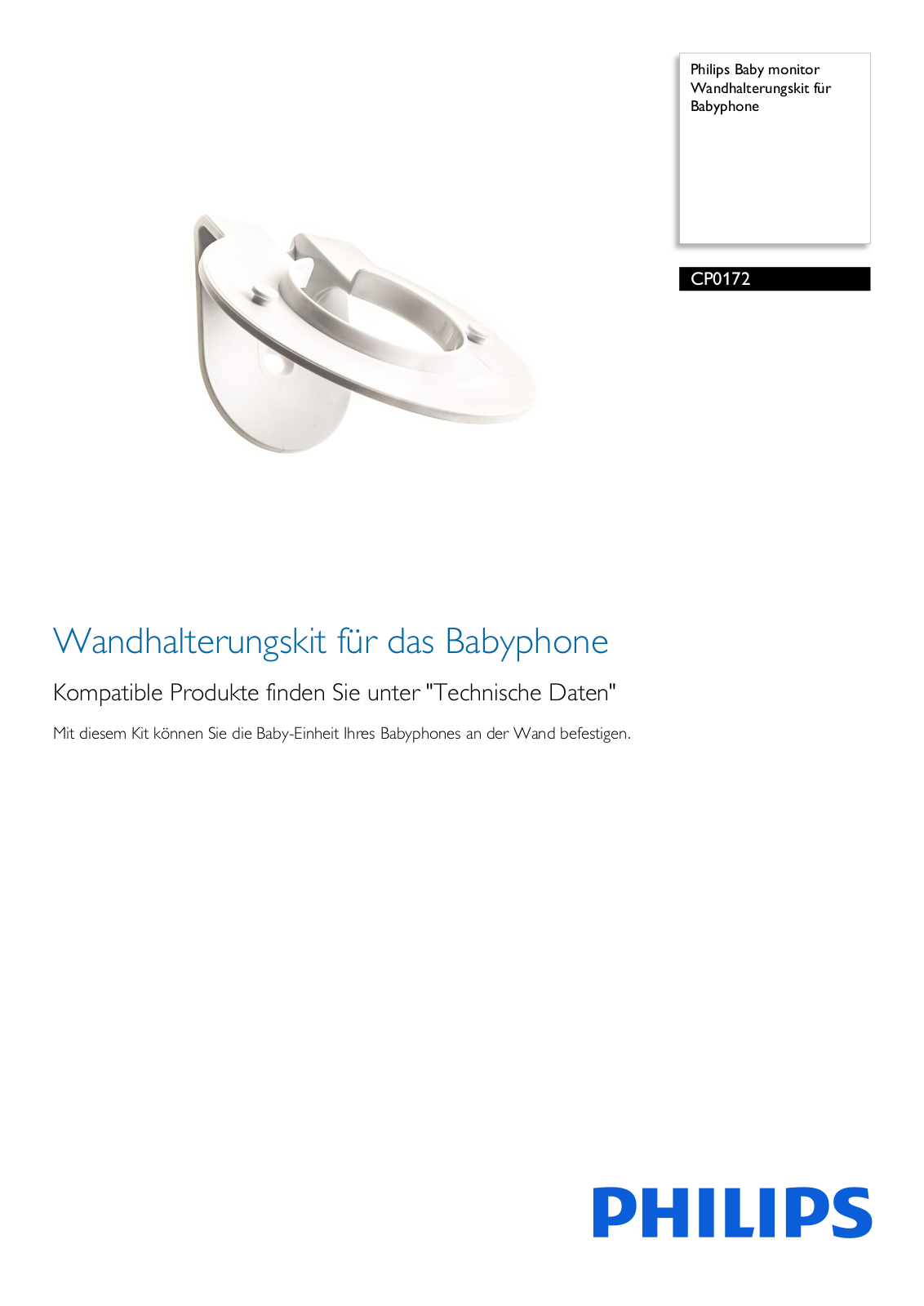 Philips CP0172/01 Leaflet - ManualMachine.com