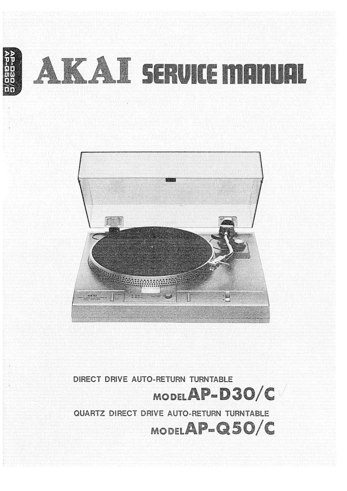 Aiwa P-D30-C, P-Q50-C Service Manual