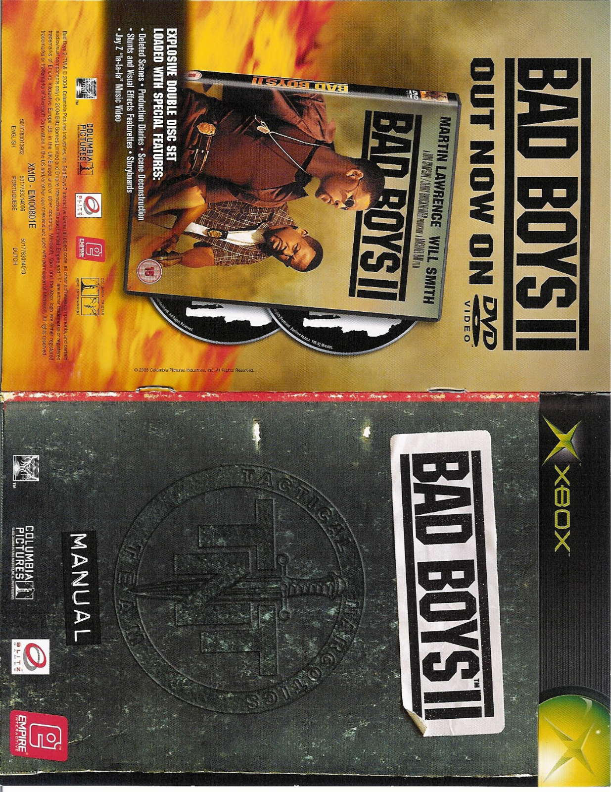 Games Microsoft XBOX BAD BOYS 2 User Manual