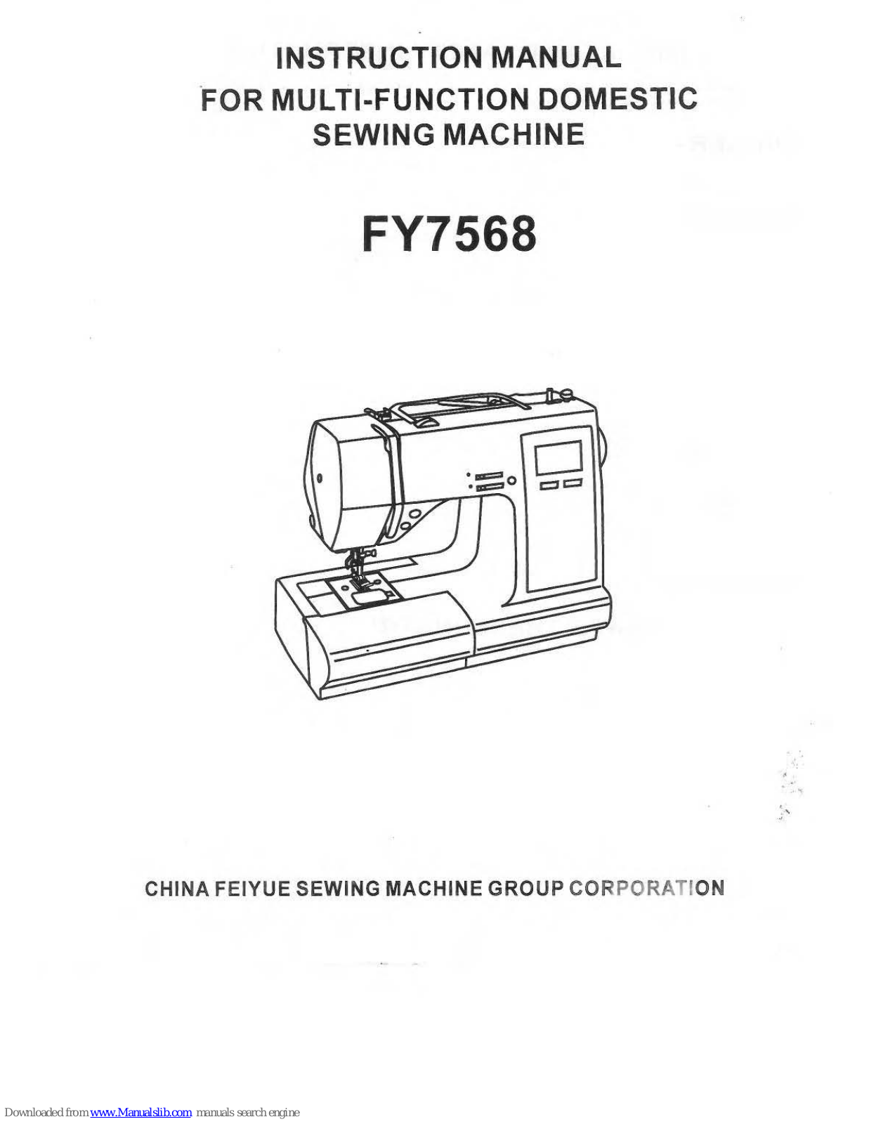 Feiyue FY7568 Instruction Manual