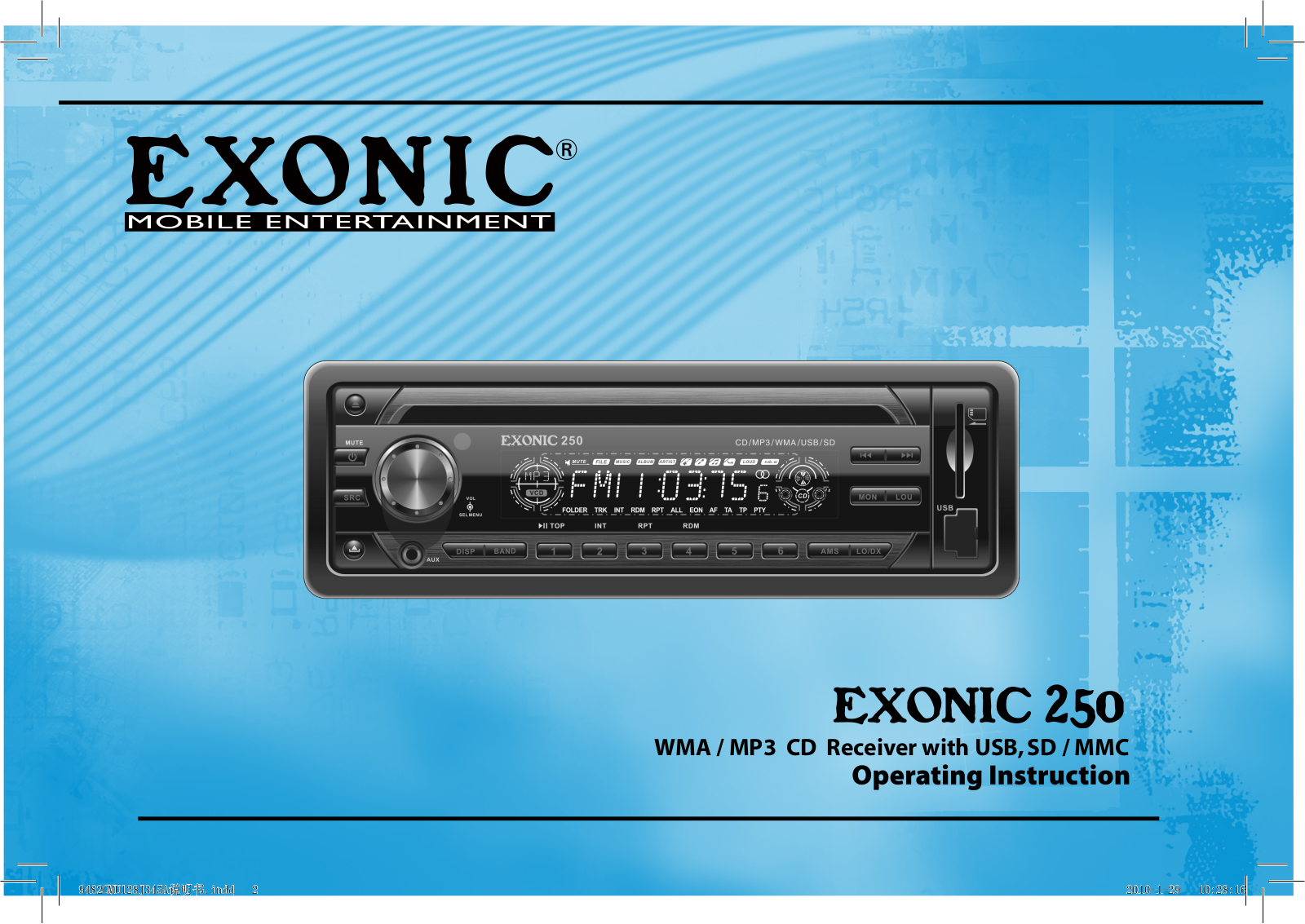 EXONIC 250 User Manual