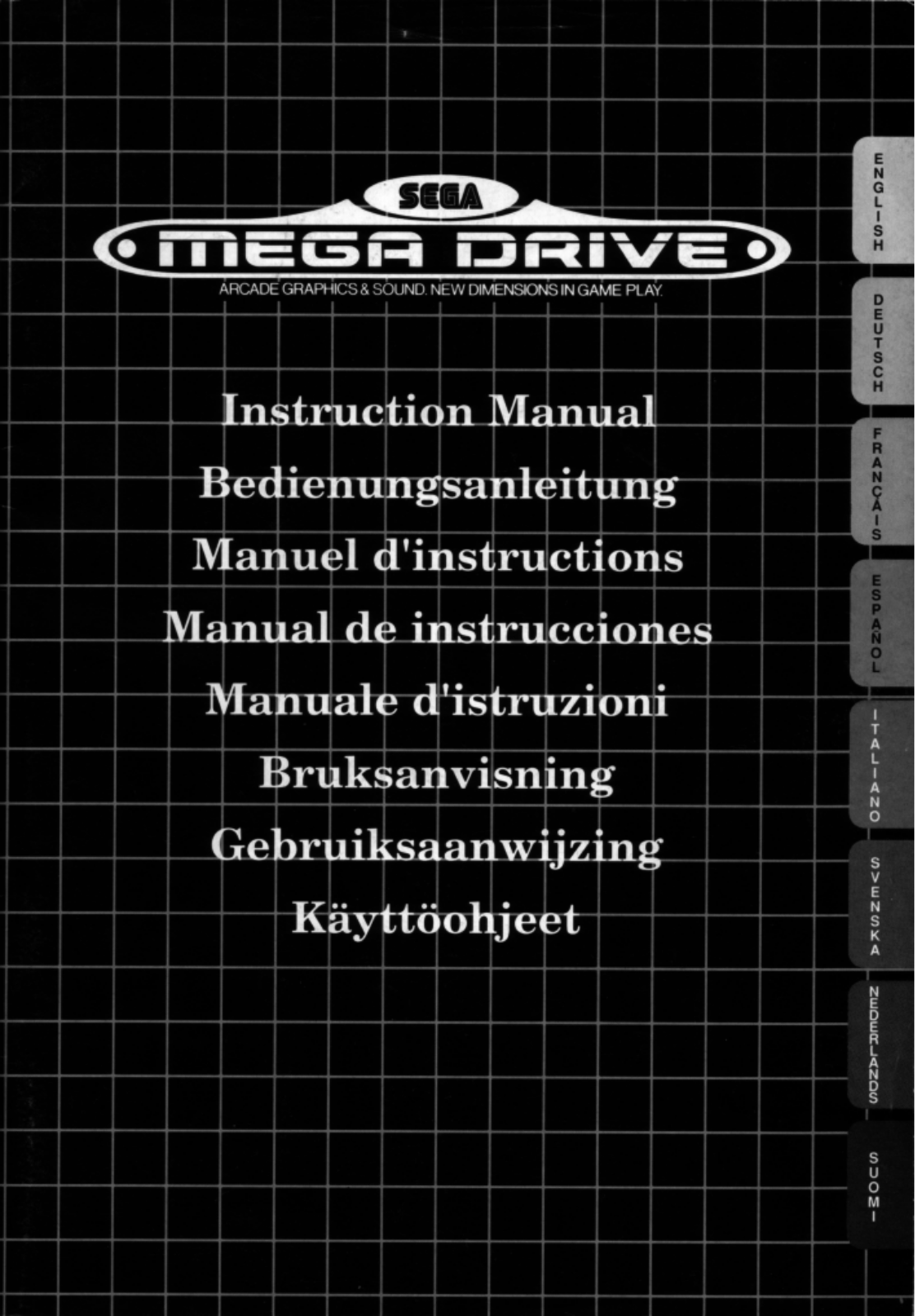 SEGA Mega Drive Instruction Manual