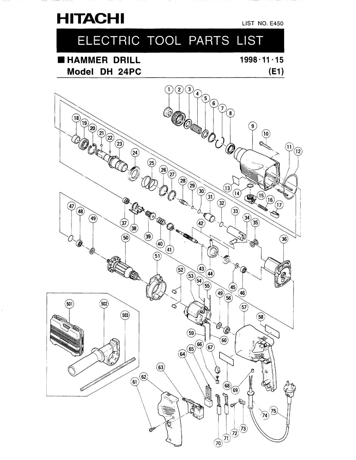 Hitachi DH24PC User Manual