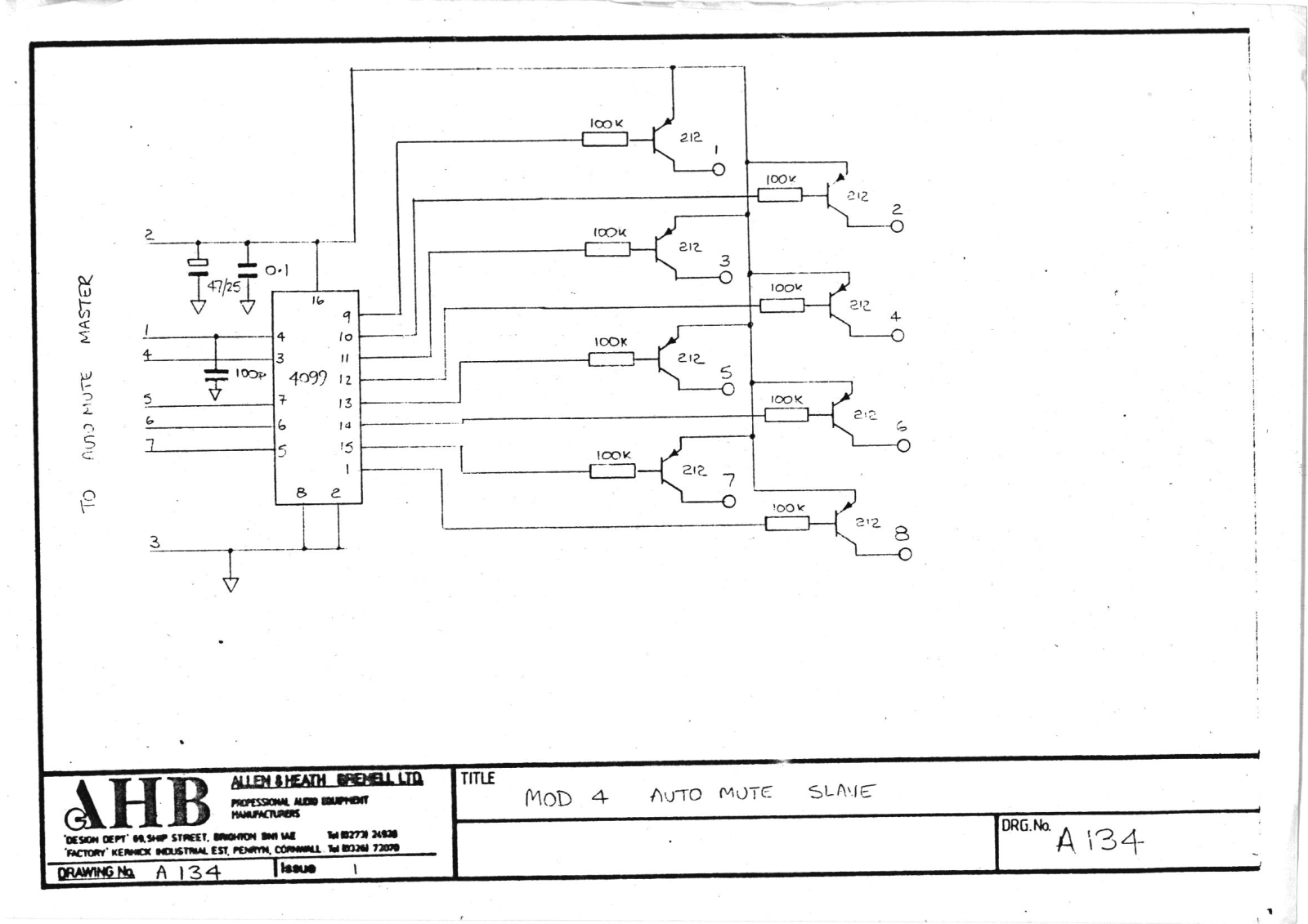 Allen MOD4 Schematic