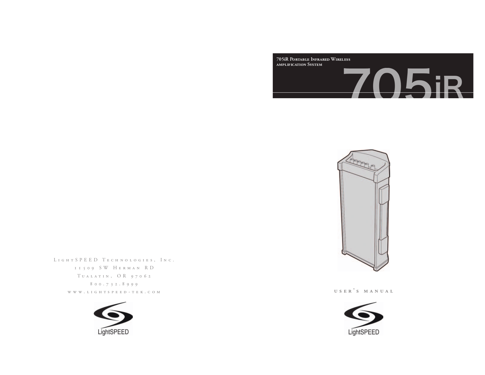 LightSpeed Technologies 705iR User Manual - ManualMachine.com