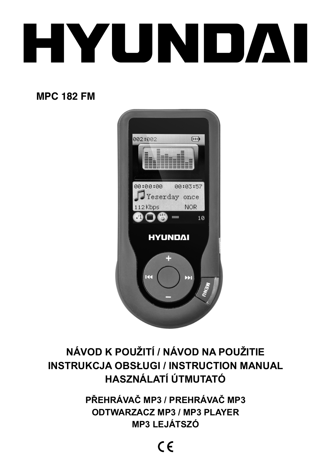 Hyundai MPC 182 User Manual