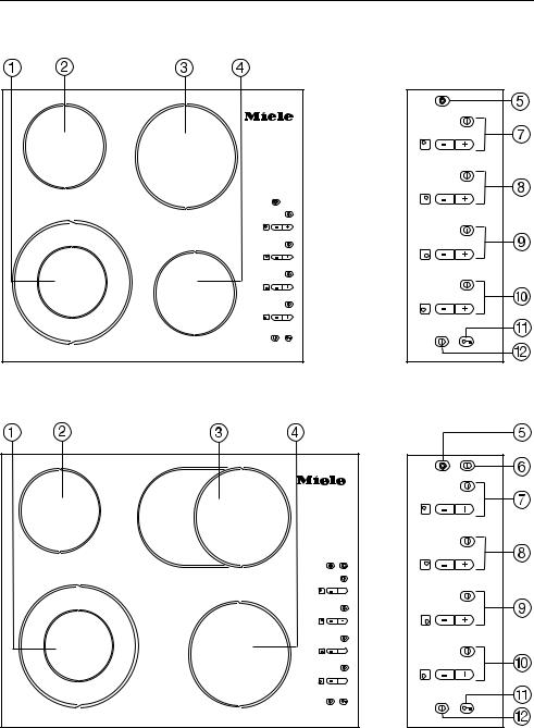 Miele KM 441, KM 443, KM 448 Instructions Manual