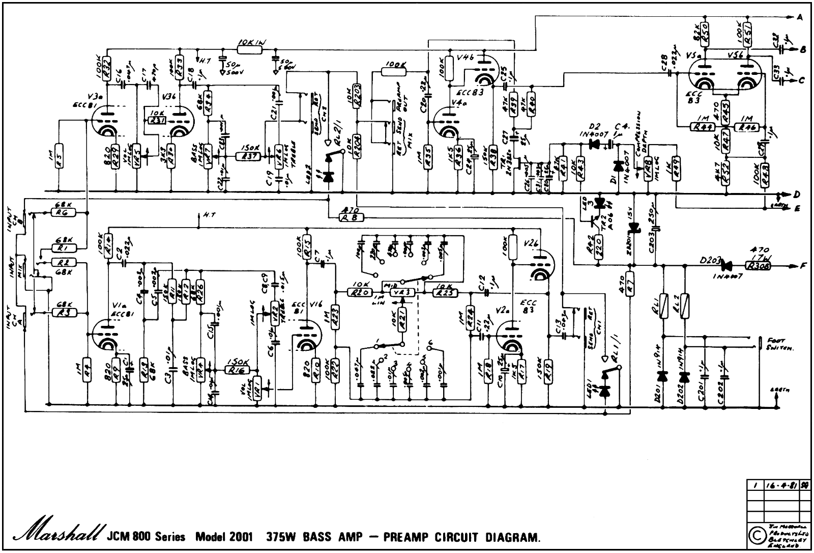 Marshall 2001 schematic