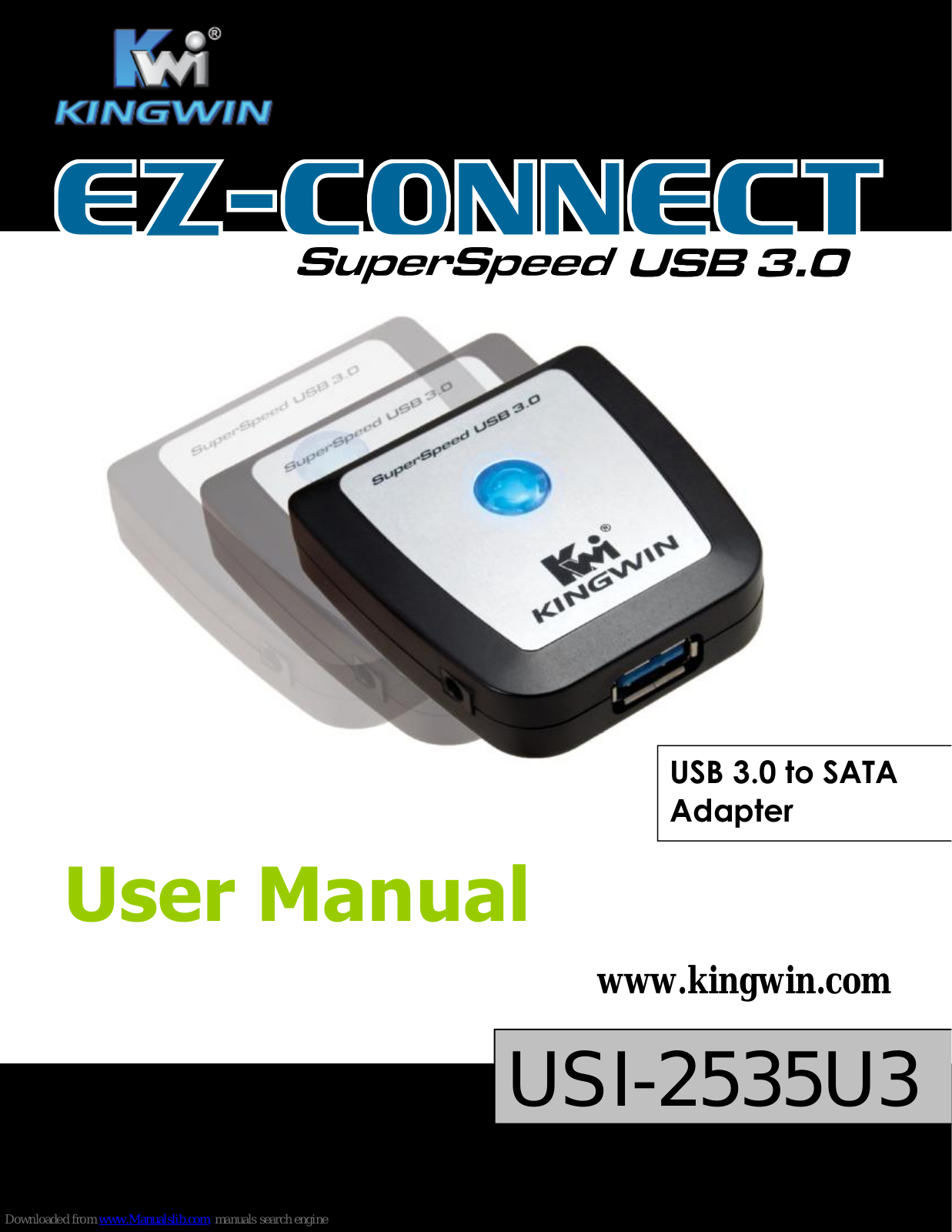 Kingwin Ez-Connect USI-2535U3 User Manual