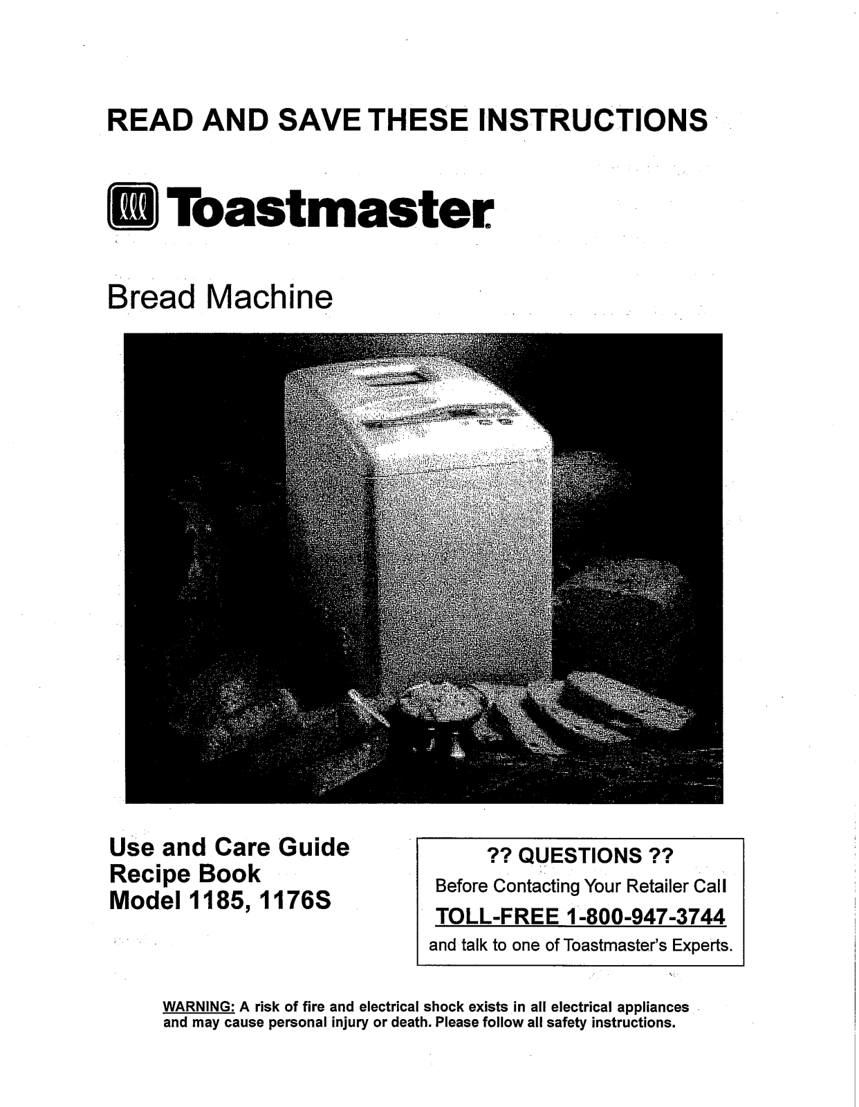 Toastmaster 1176S User Manual