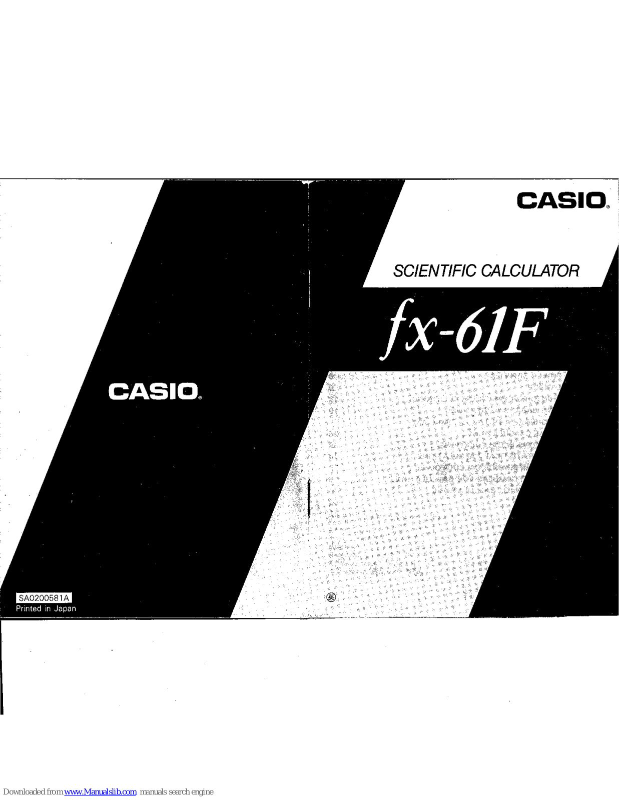 Casio FX-61F SCIENTIFIC CALCULATOR User Manual