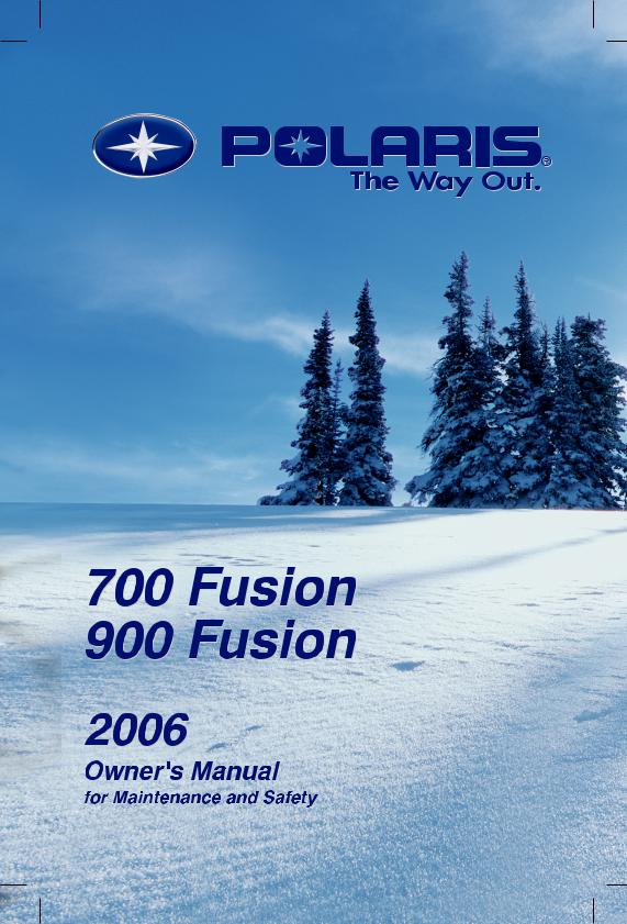 Polaris 700 Fusion, 900 Fusion User Manual