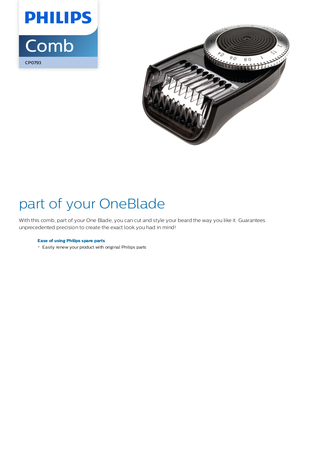 Philips CP0793/01 leaflet - ManualMachine.com
