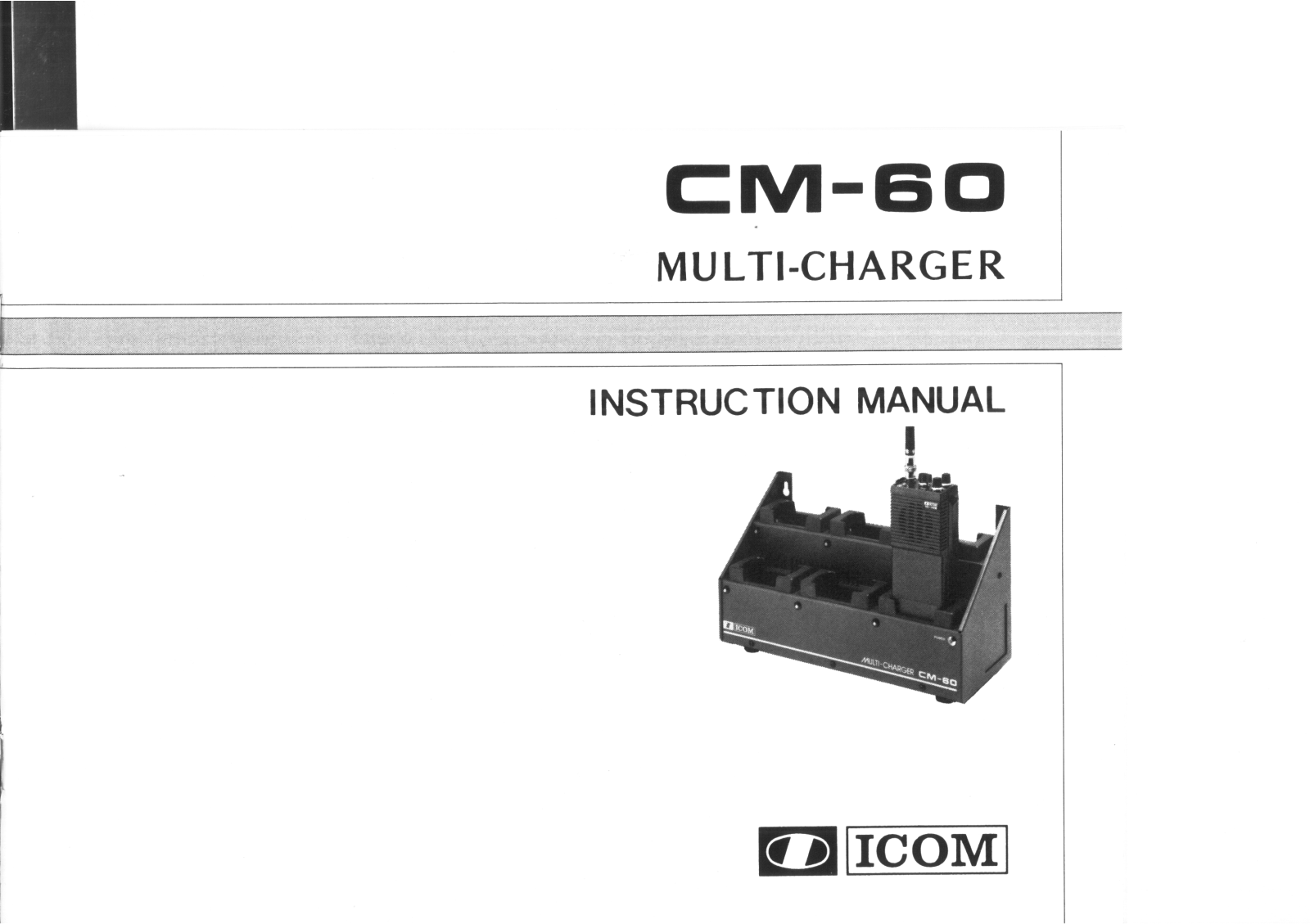 Icom CM-60 User Manual