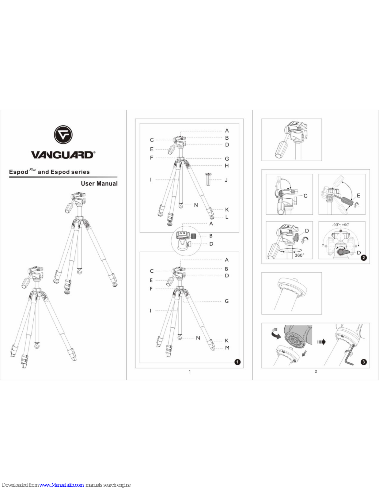 Vanguard ESPOD SERIES, ESPOD PLUS SERIES User Manual