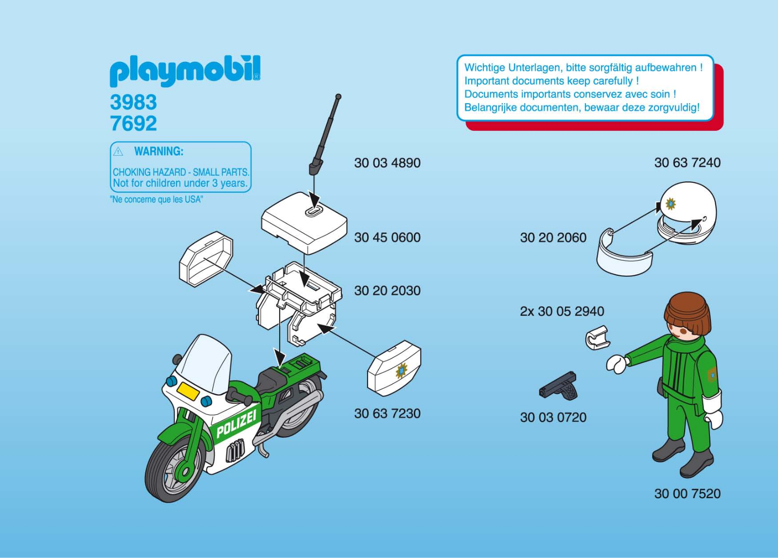 Playmobil 7692 Instructions