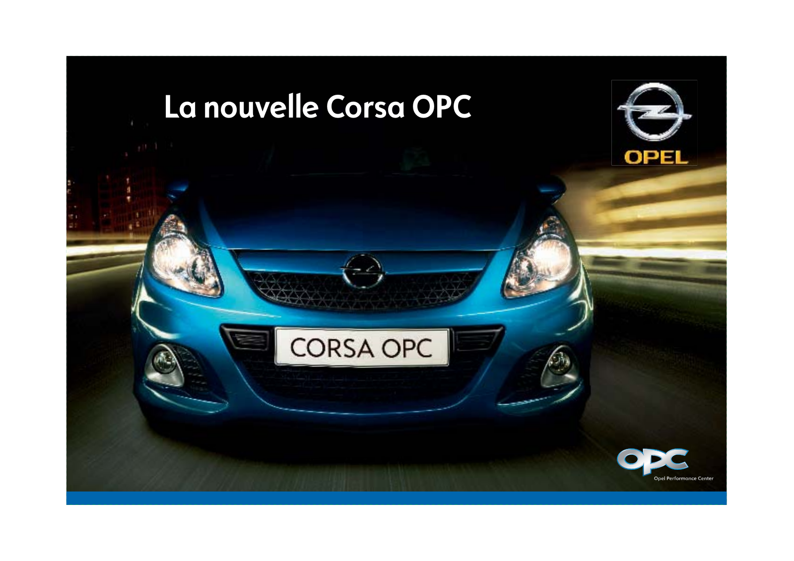 Opel CORSA OPC BROCHURE