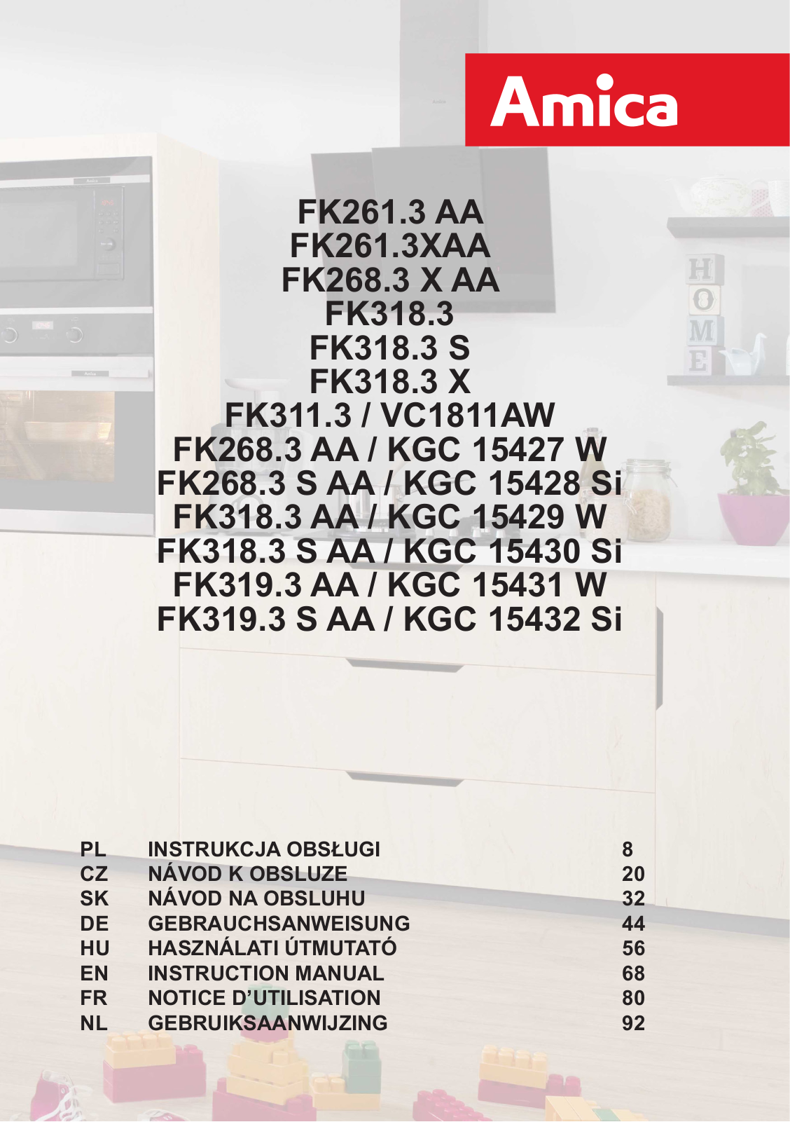 Amica VC 1811 AW User Manual