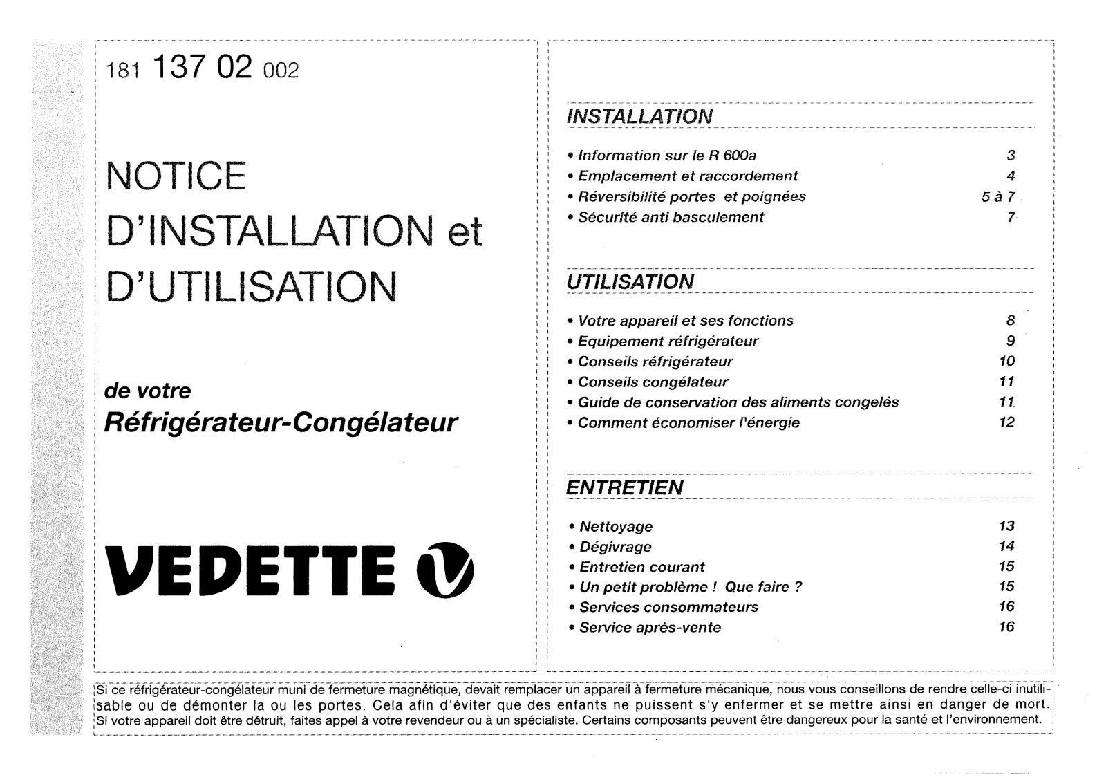 Vedette RDP3205E User Manual