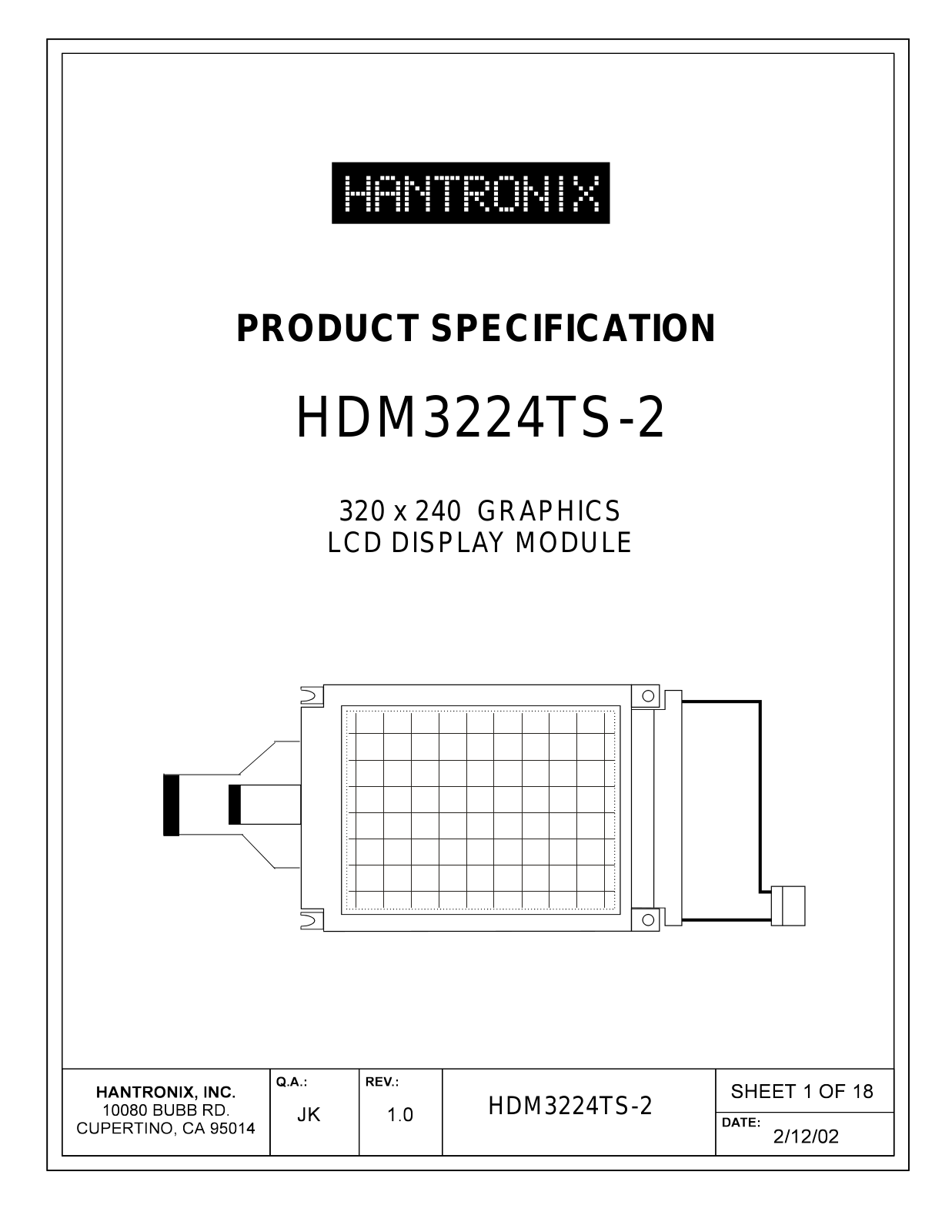 HANTRONIX HDM3224TS-2 Datasheet